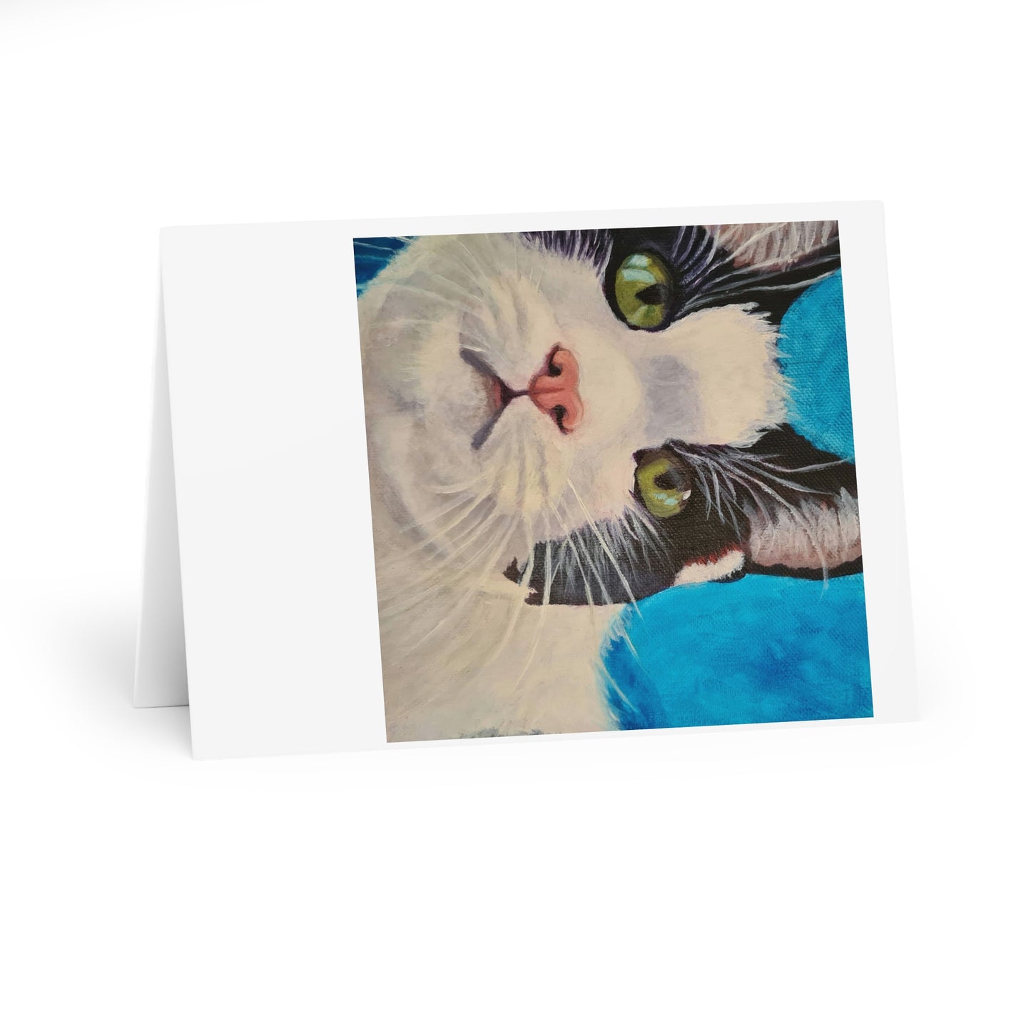 Cat-Themed Greeting Cards Set, Fun Cat Cards for Pet Lovers, Birthday Wishes, Thank You Notes, Cute Animal Stationery
