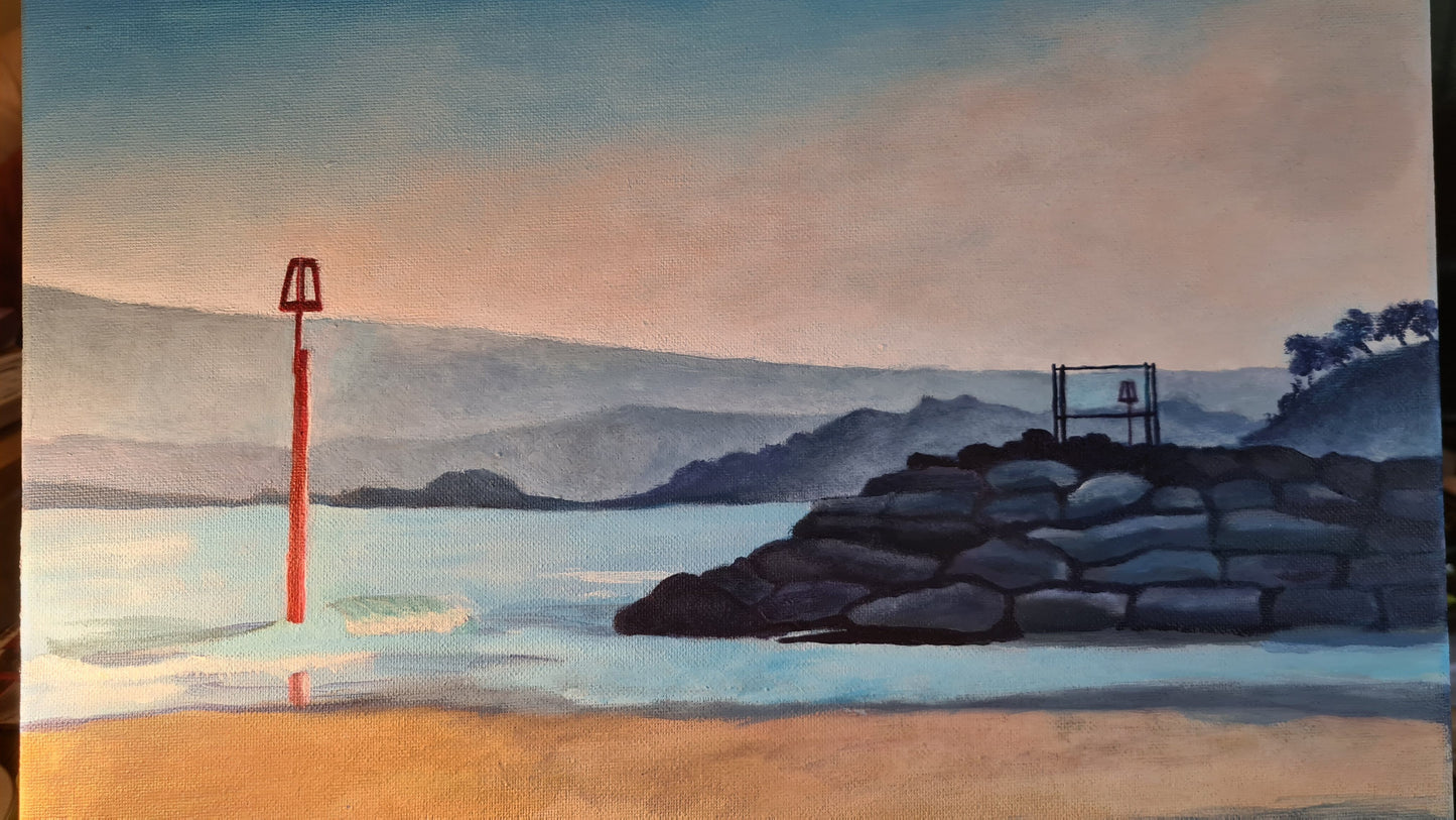 Dog walk at tea time, Original