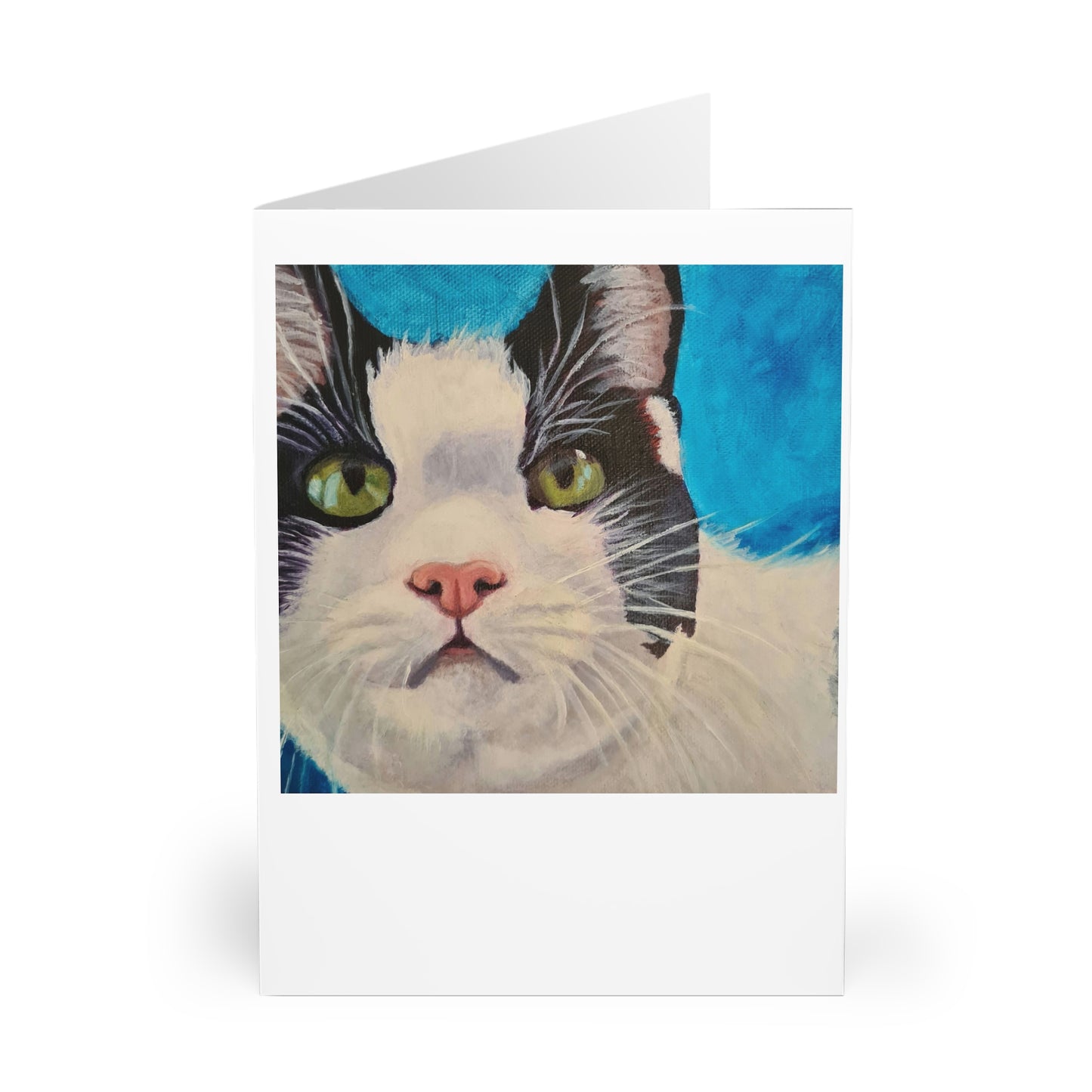 Cat-Themed Greeting Cards Set, Fun Cat Cards for Pet Lovers, Birthday Wishes, Thank You Notes, Cute Animal Stationery