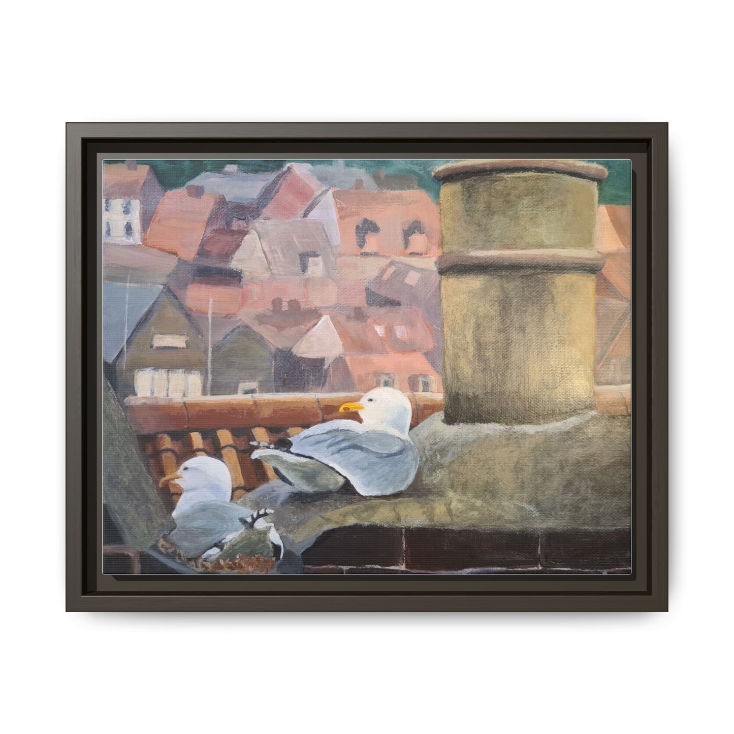 Matte Canvas, Framed (Multi-color)