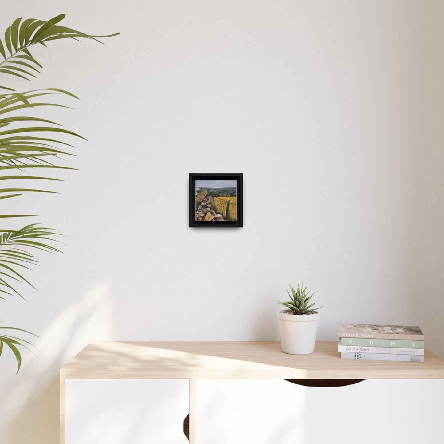 Stony Wall, Matte Canvas, Framed (Multi-color)