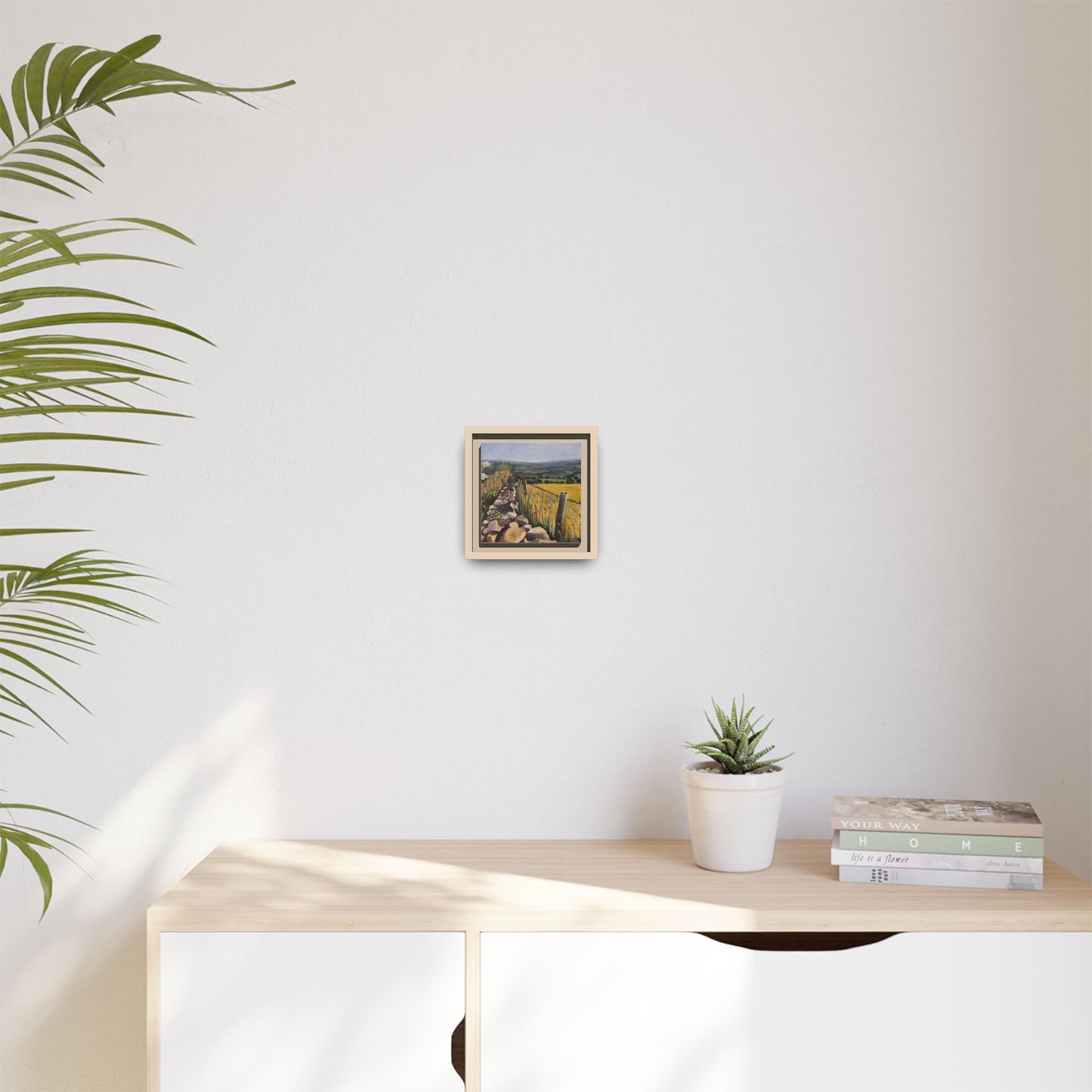 Stony Wall, Matte Canvas, Framed (Multi-color)