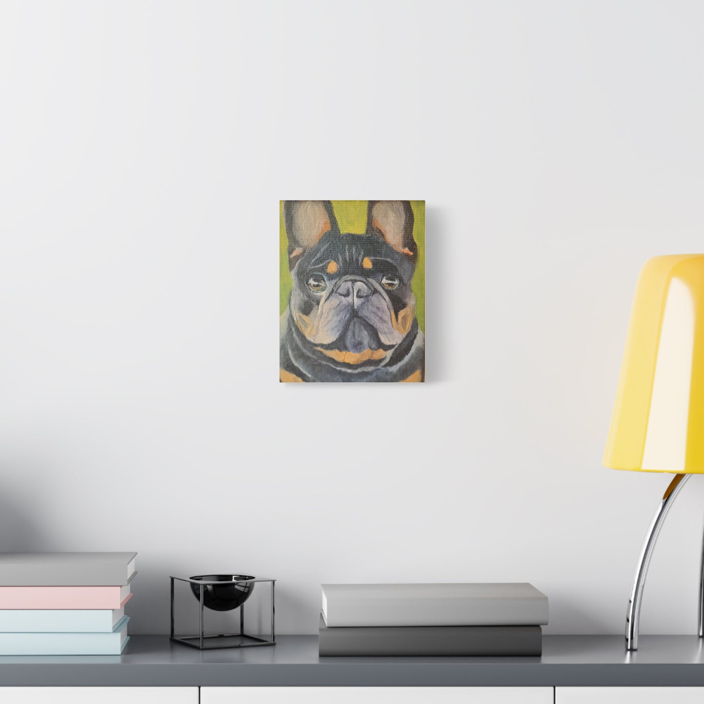French Bulldog Portrait Canvas Print