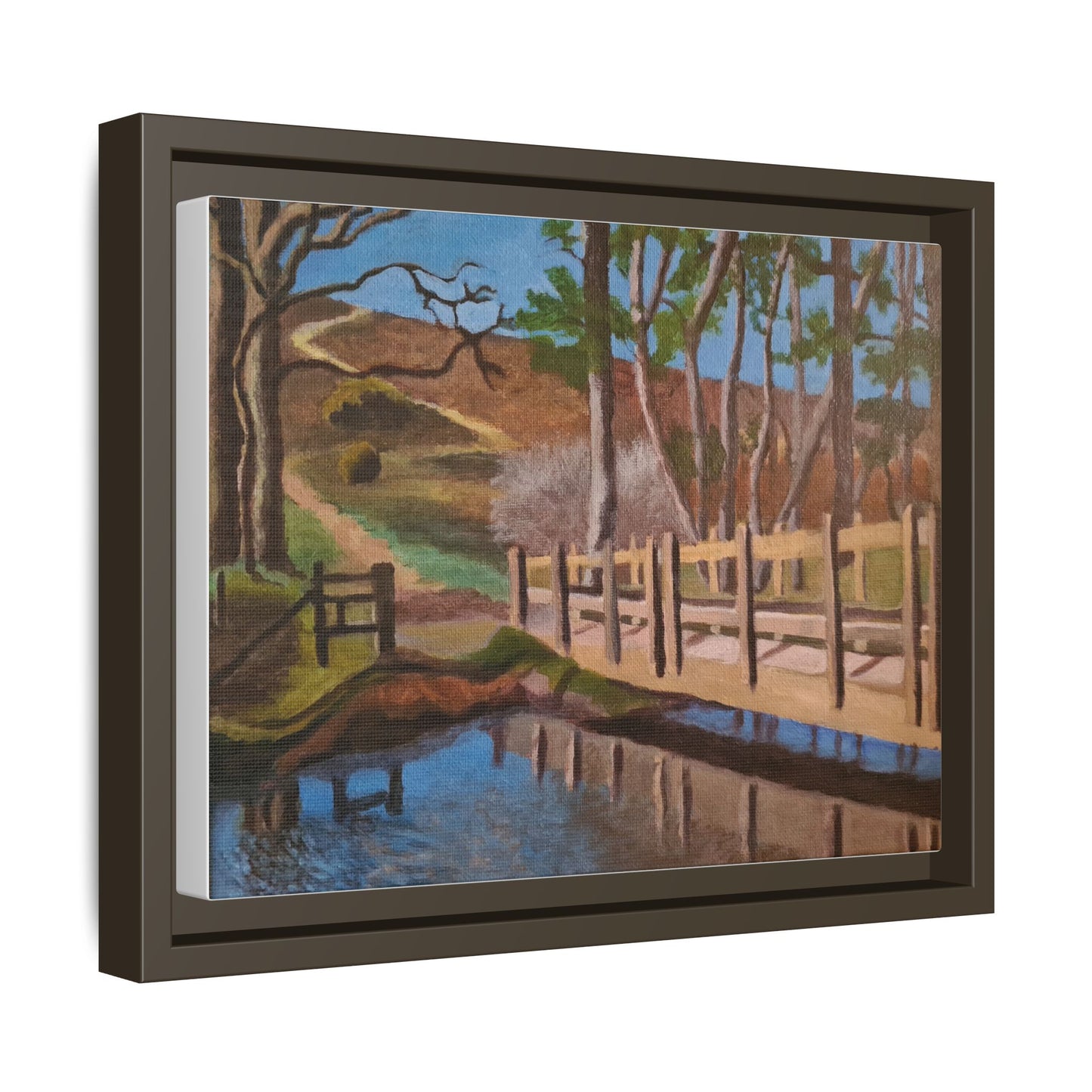 Matte Canvas, Framed (Multi-color)