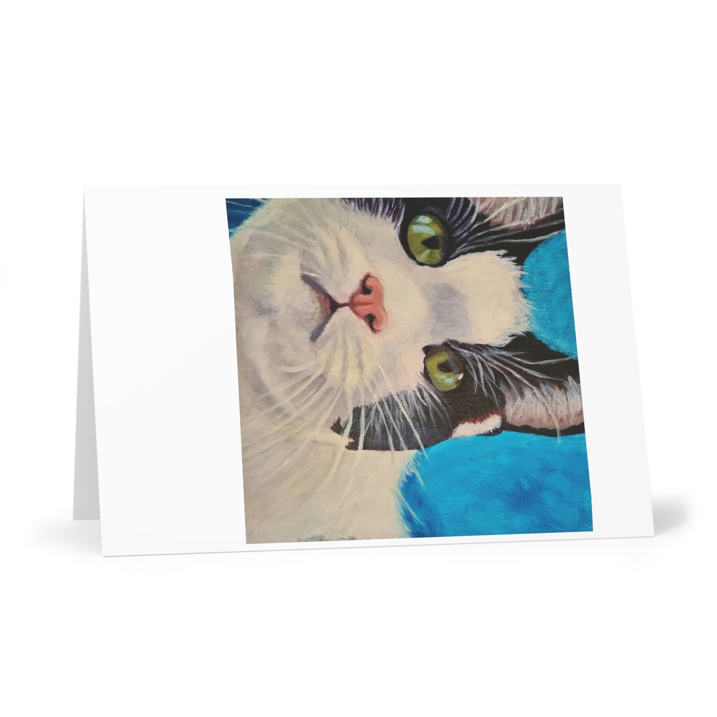 Cat-Themed Greeting Cards Set