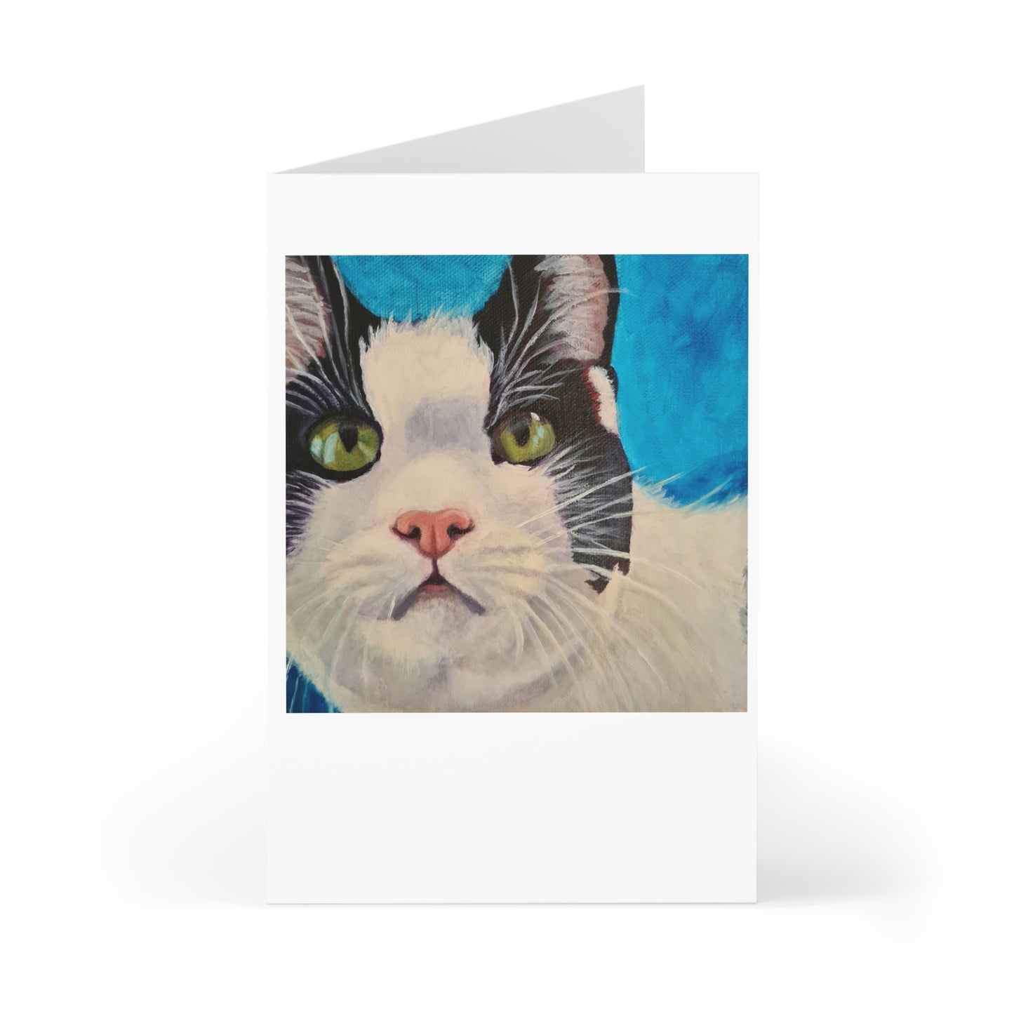 Cat-Themed Greeting Cards Set
