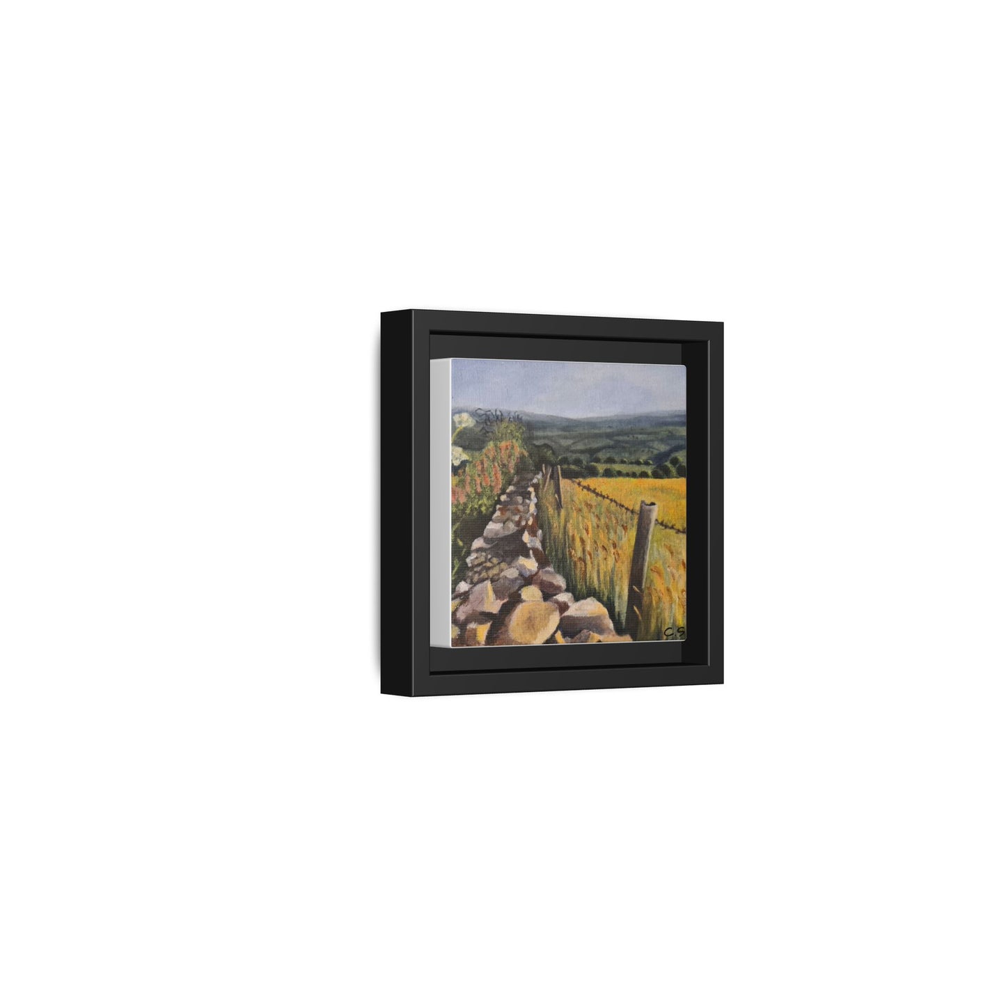 Stony Wall, Matte Canvas, Framed (Multi-color)