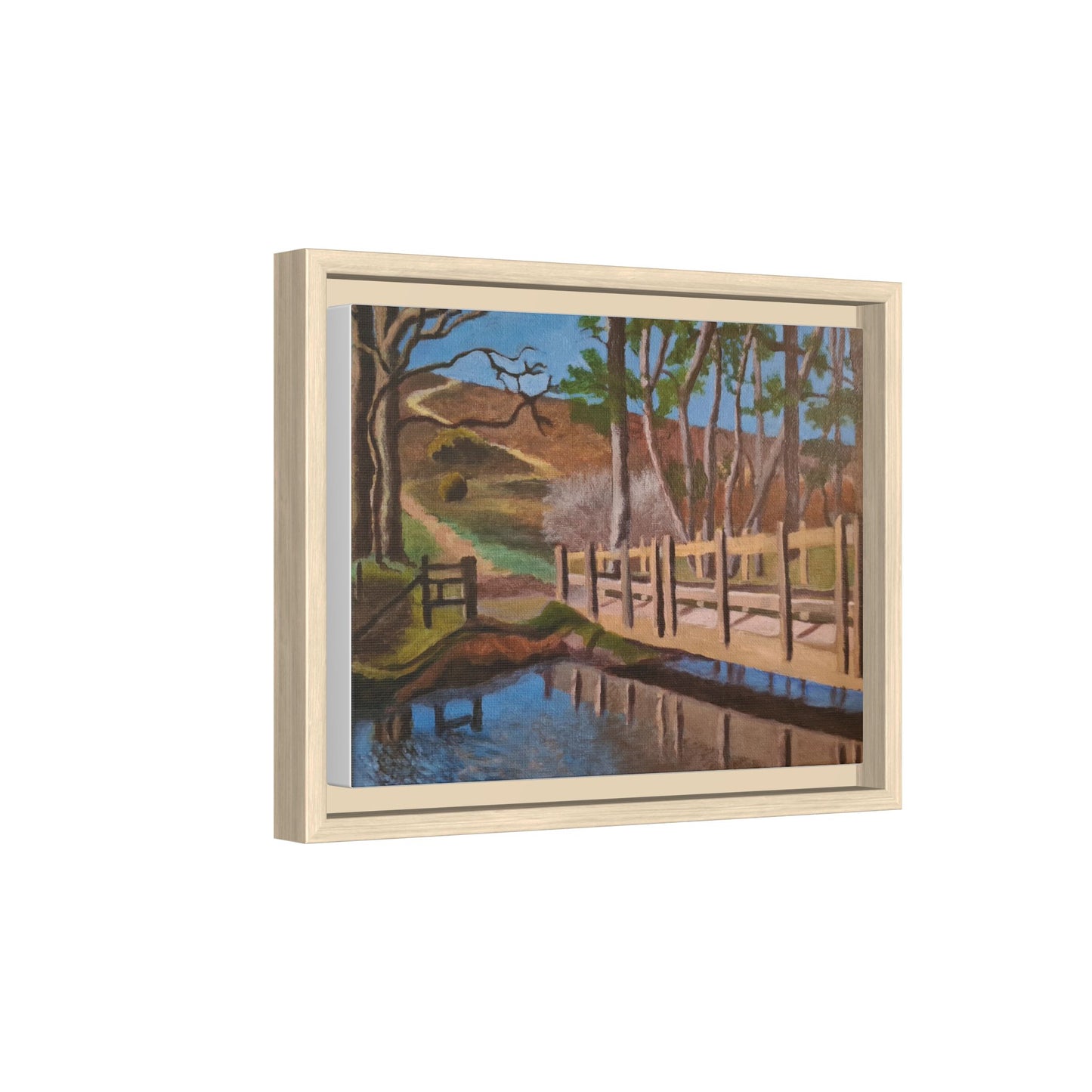 Matte Canvas, Framed (Multi-color)