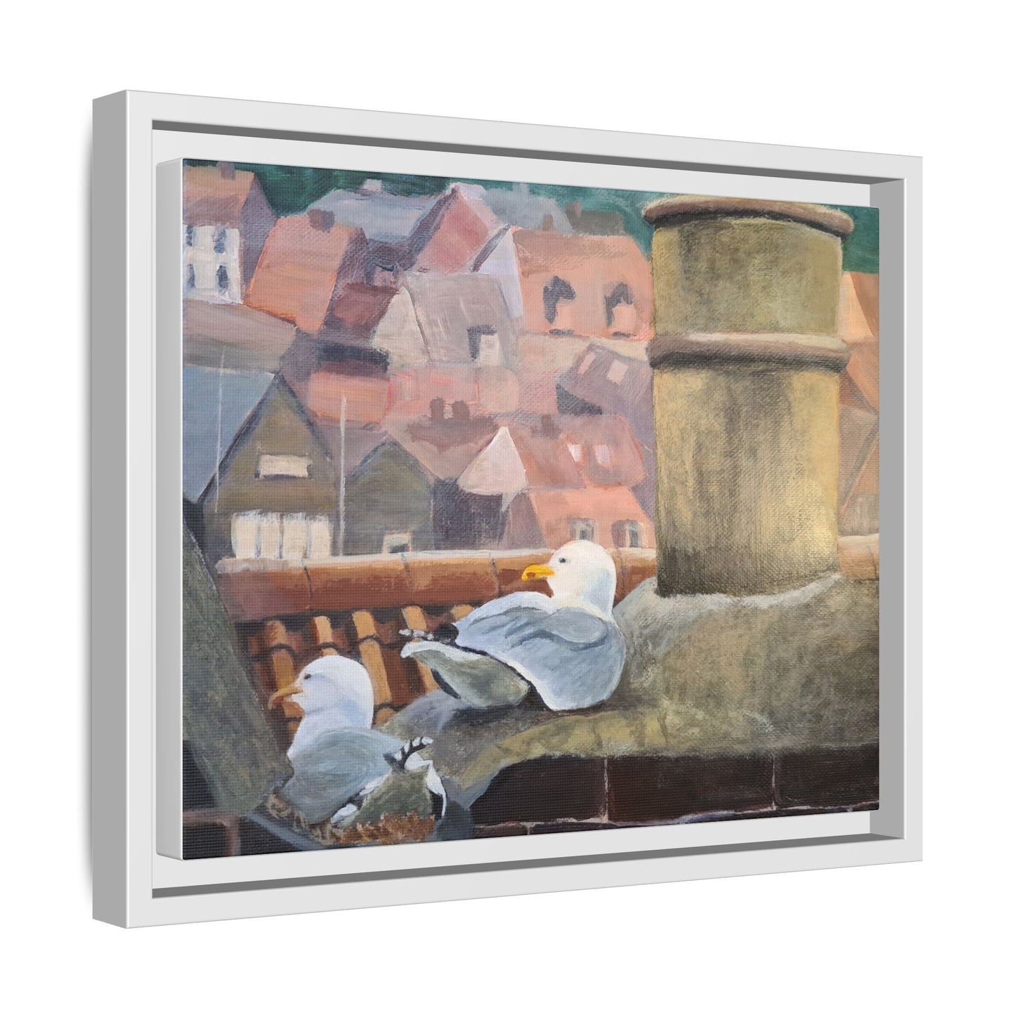 Matte Canvas, Framed (Multi-color)