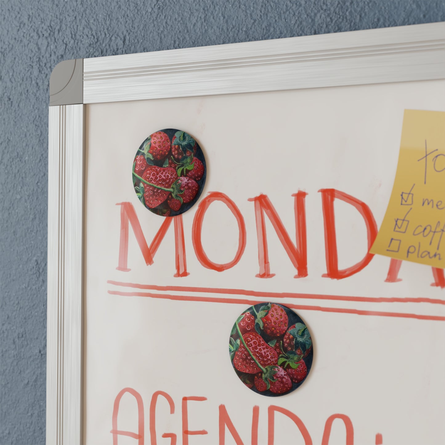 Strawberry Button Magnet