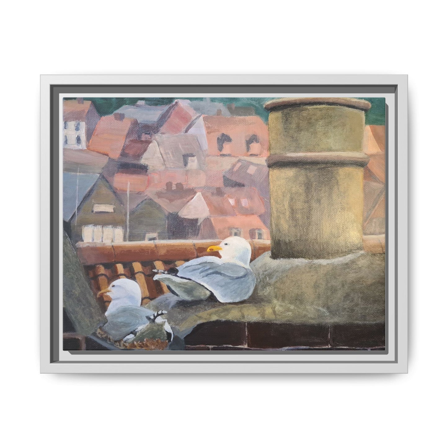 Matte Canvas, Framed (Multi-color)