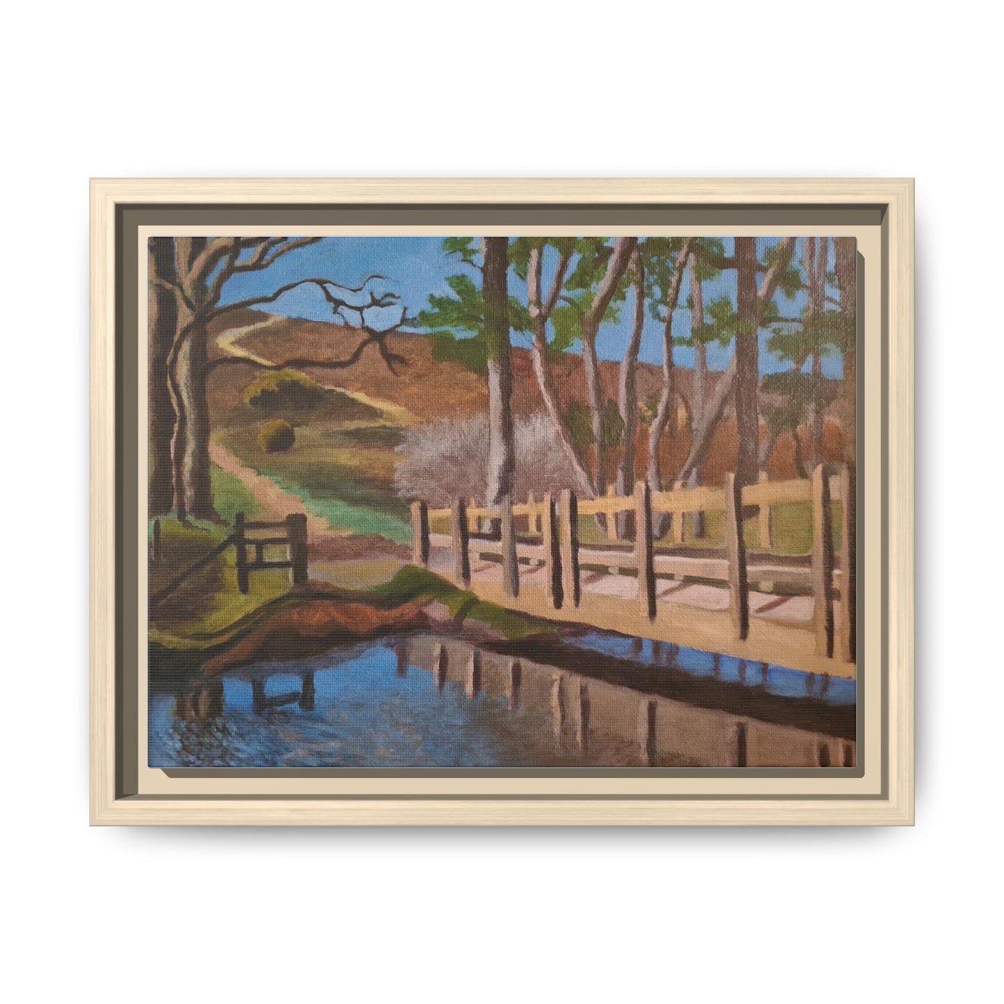 Matte Canvas, Framed (Multi-color)
