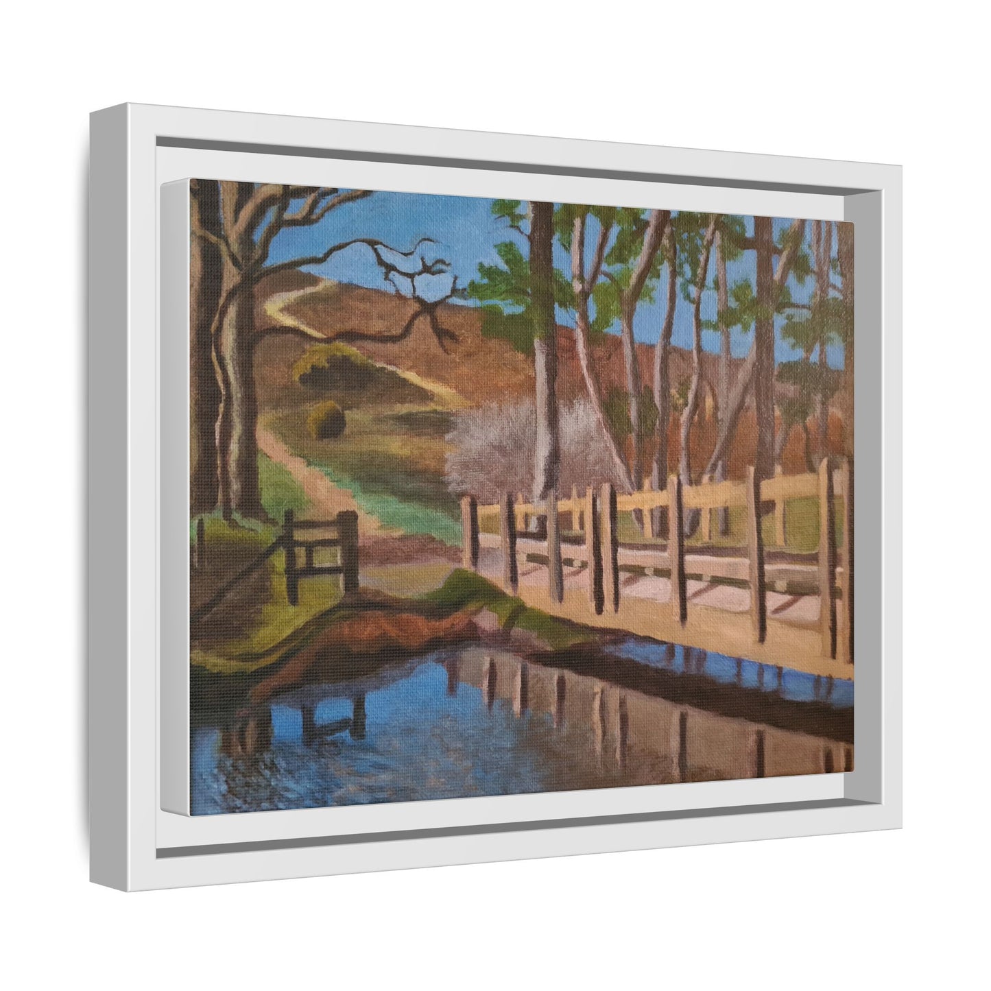 Matte Canvas, Framed (Multi-color)