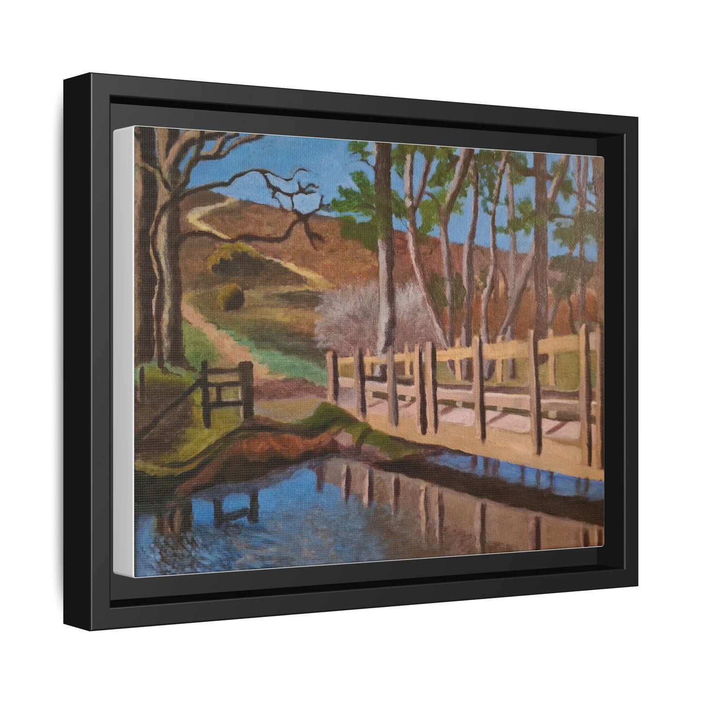 Matte Canvas, Framed (Multi-color)