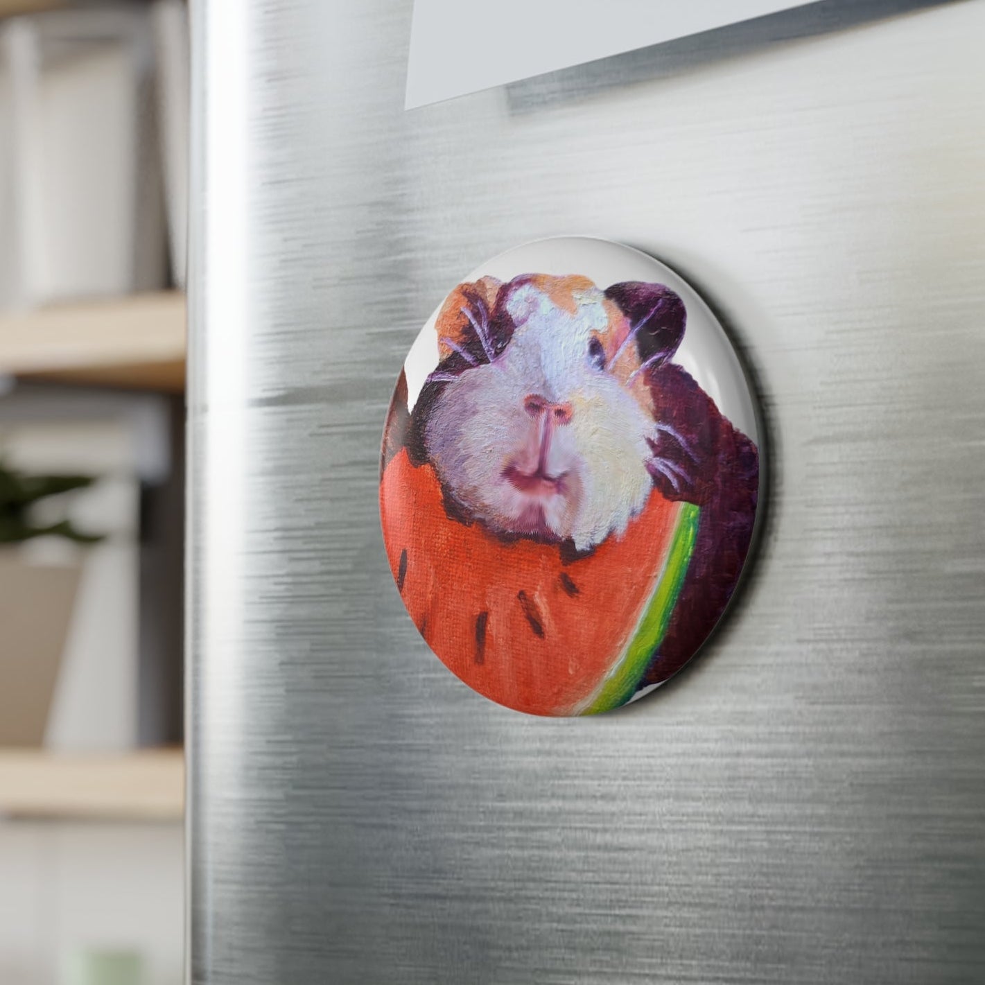 Adorable Guinea Pig Button Magnet - Fun Refrigerator Decor, Gift for Animal Lovers, Cute Kitchen Accessories, Collectible Magnets, [...]