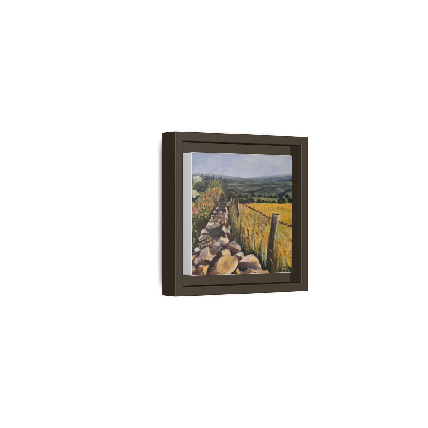 Stony Wall, Matte Canvas, Framed (Multi-color)