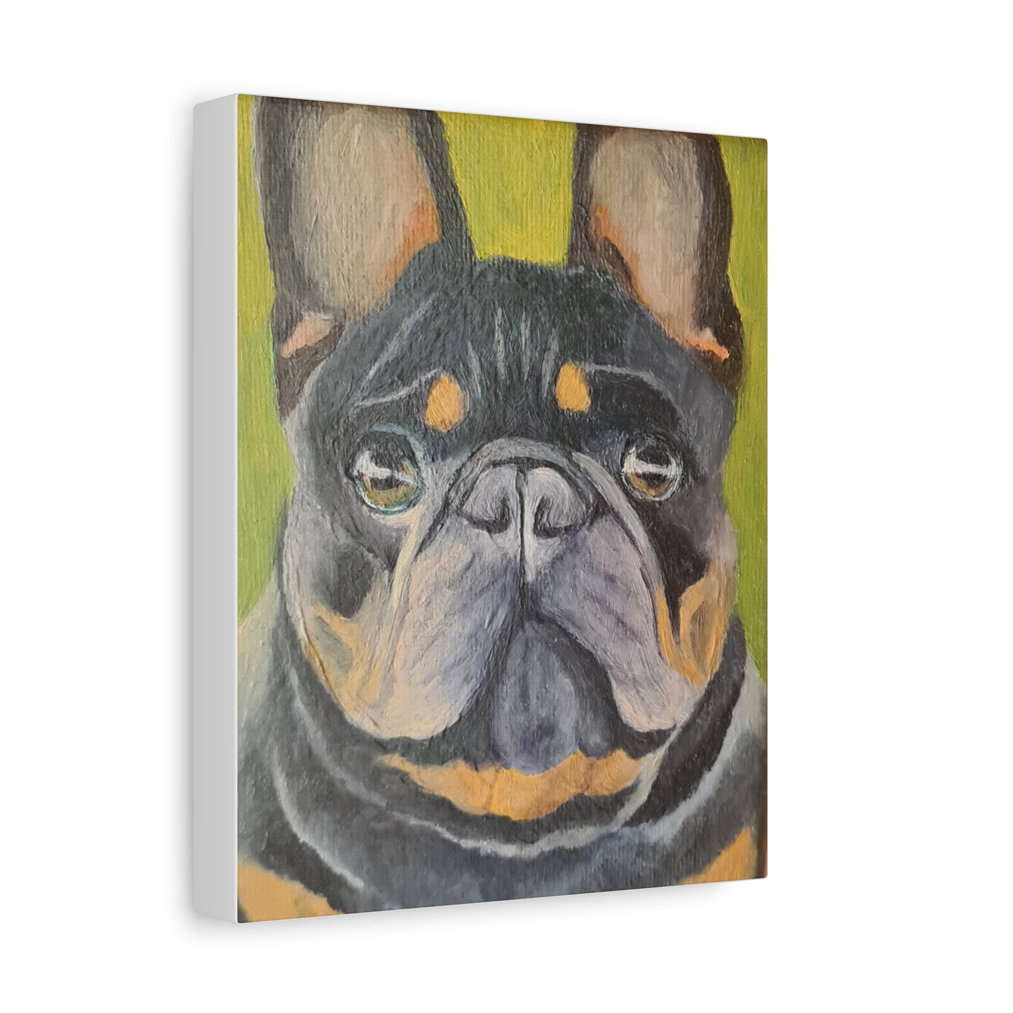 French Bulldog Portrait Canvas Print