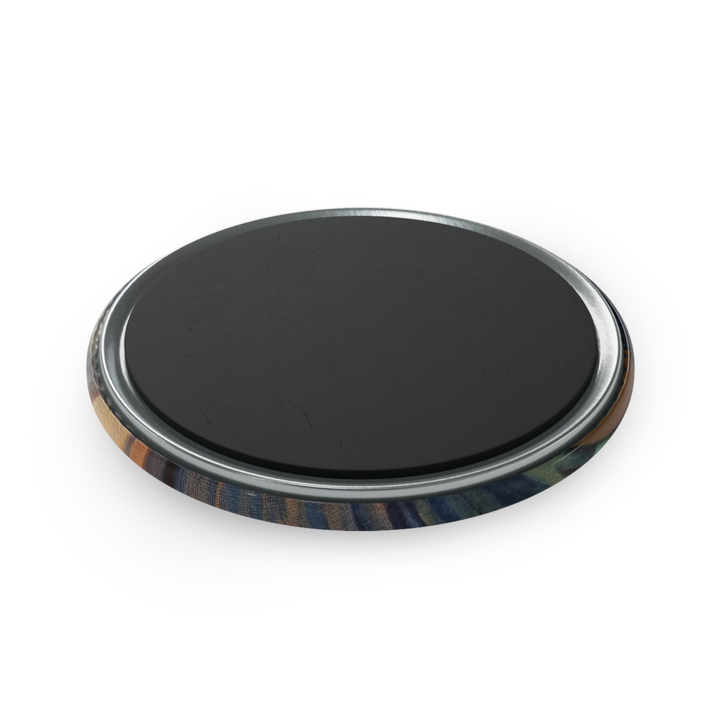 Boat in Sunset Button Magnet