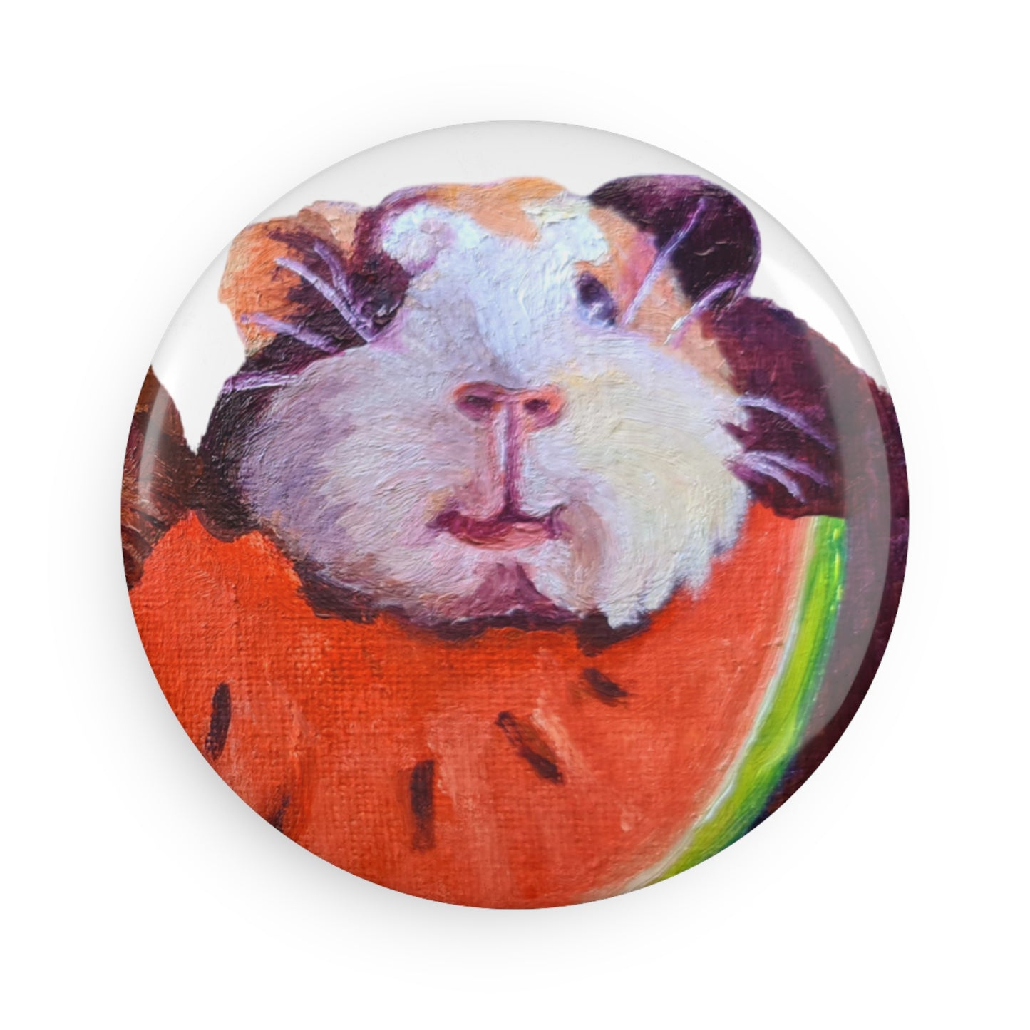 Guinea Pig Button Magnet
