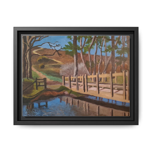 Matte Canvas, Framed (Multi-color)