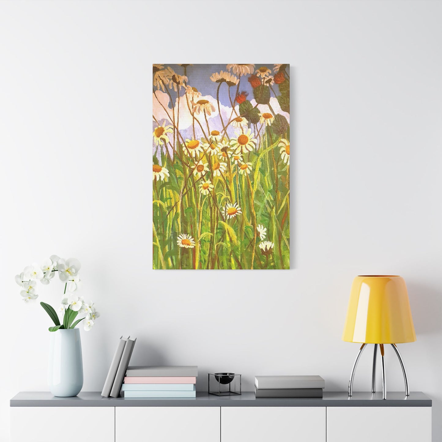 'Giant Daisies' Stretched Canvas Wall Art