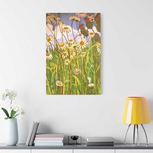 'Giant Daisies' Stretched Canvas print