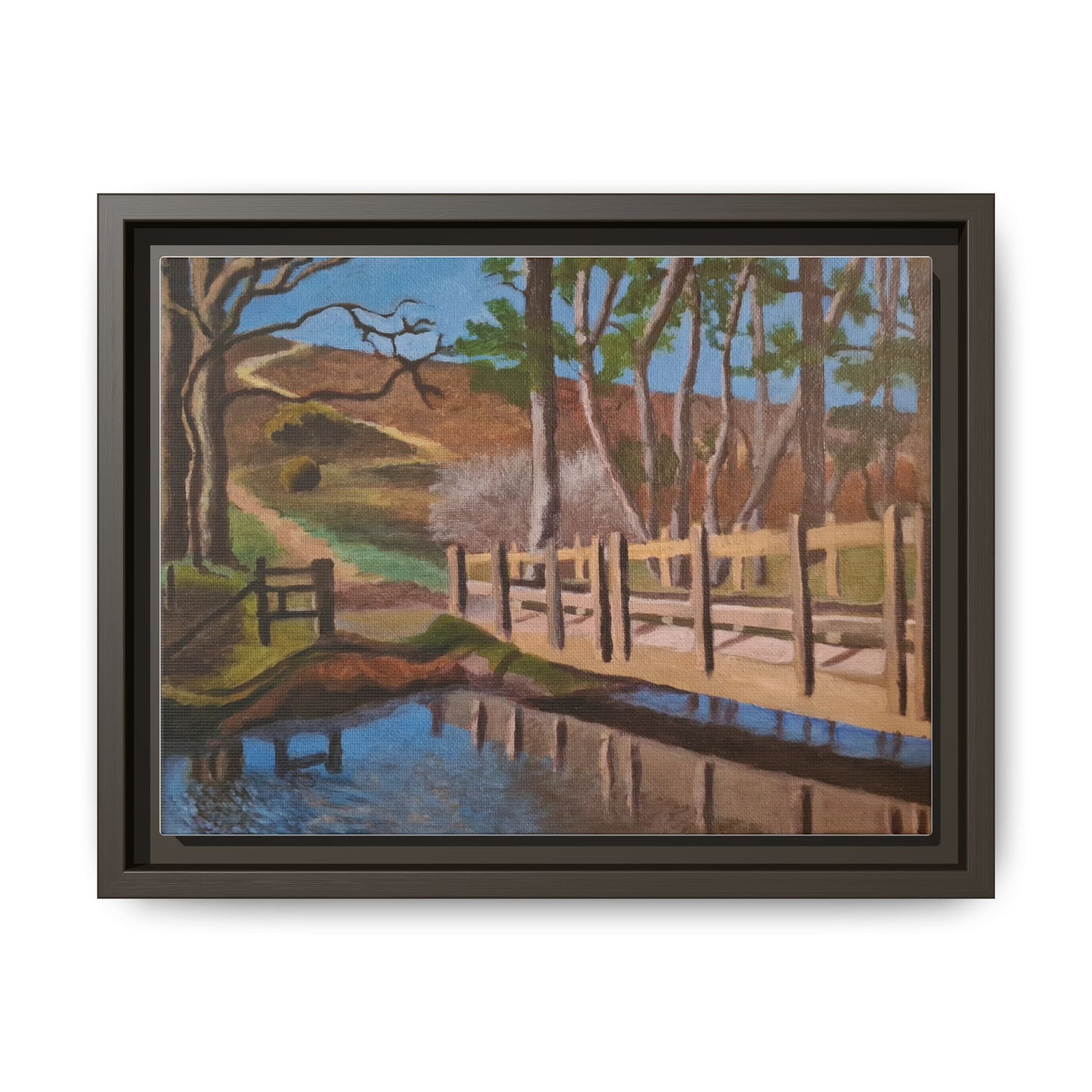 Matte Canvas, Framed (Multi-color)
