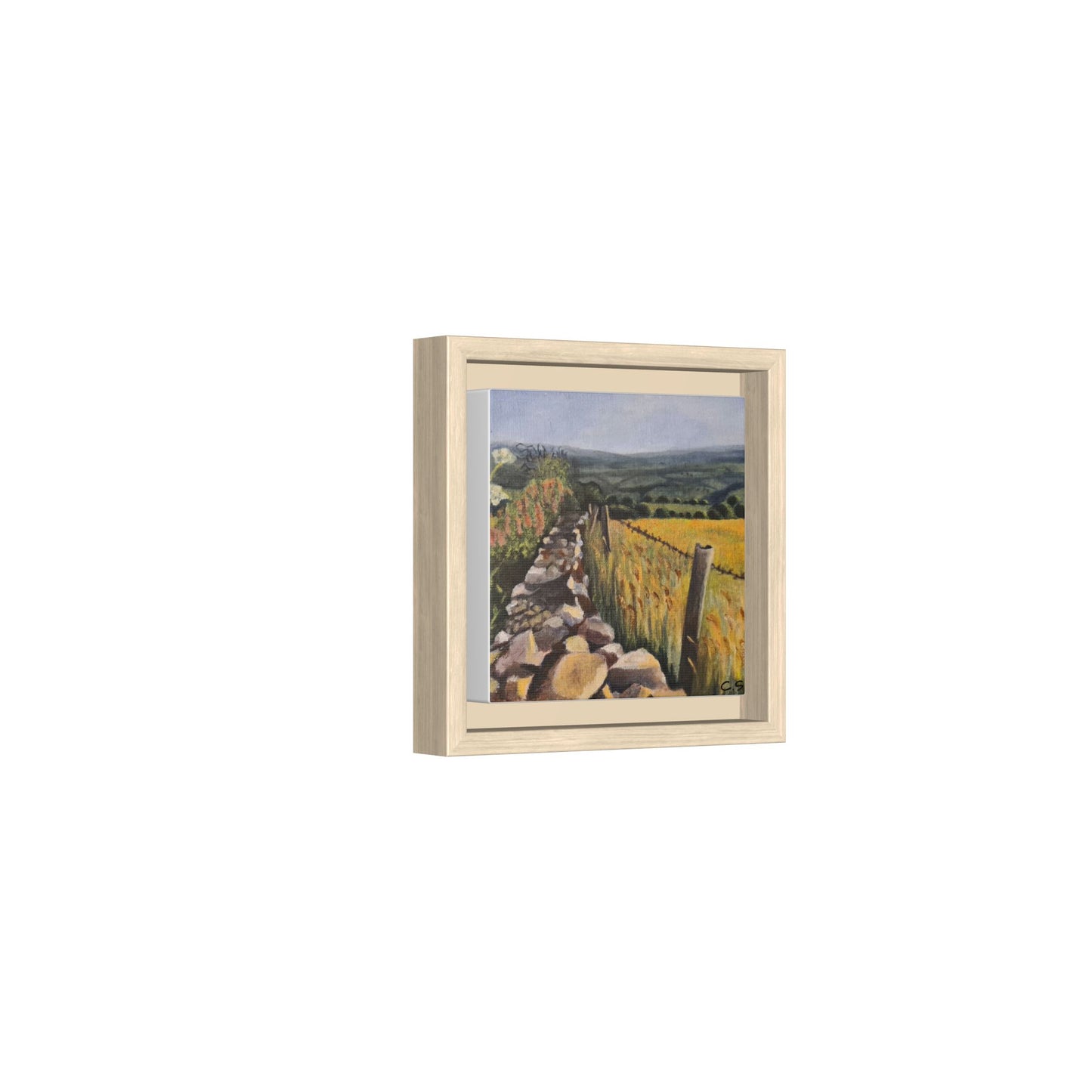 Stony Wall, Matte Canvas, Framed (Multi-color)