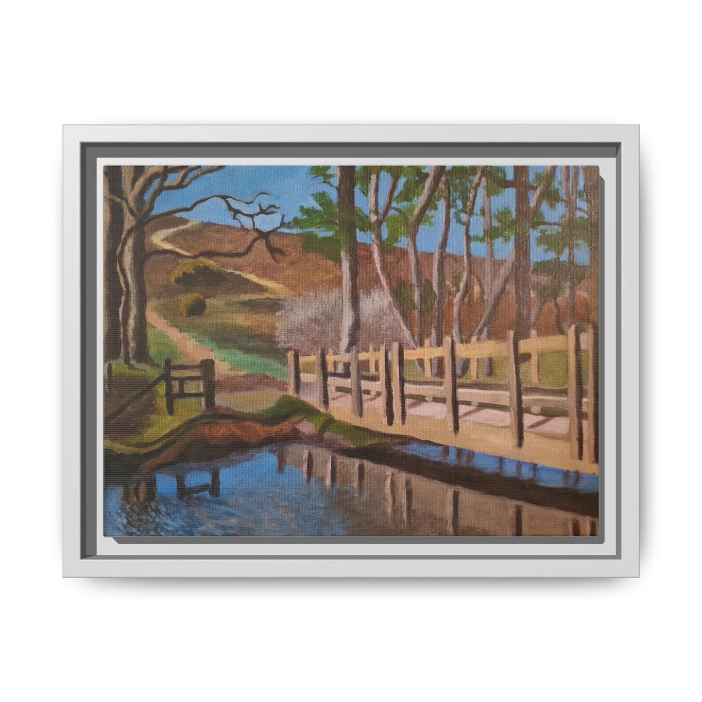 Matte Canvas, Framed (Multi-color)