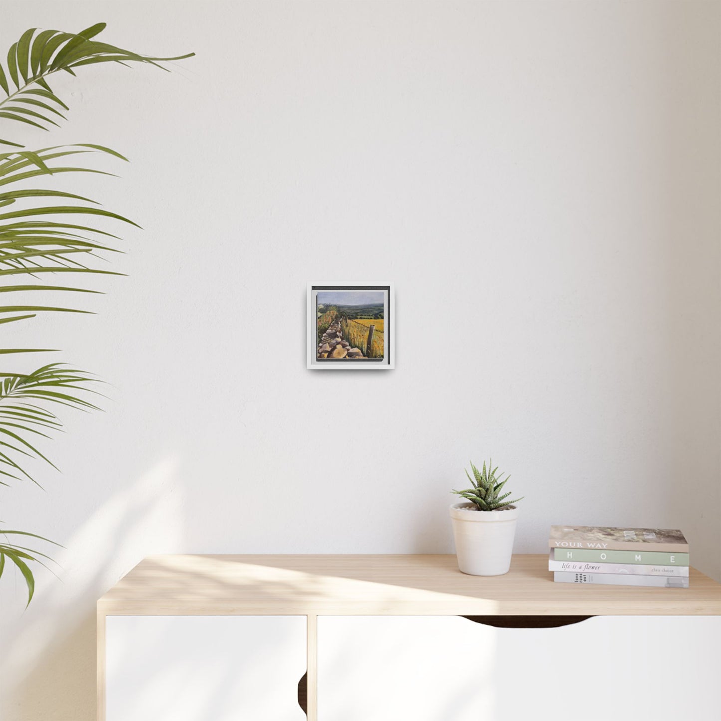 Stony Wall, Matte Canvas, Framed (Multi-color)