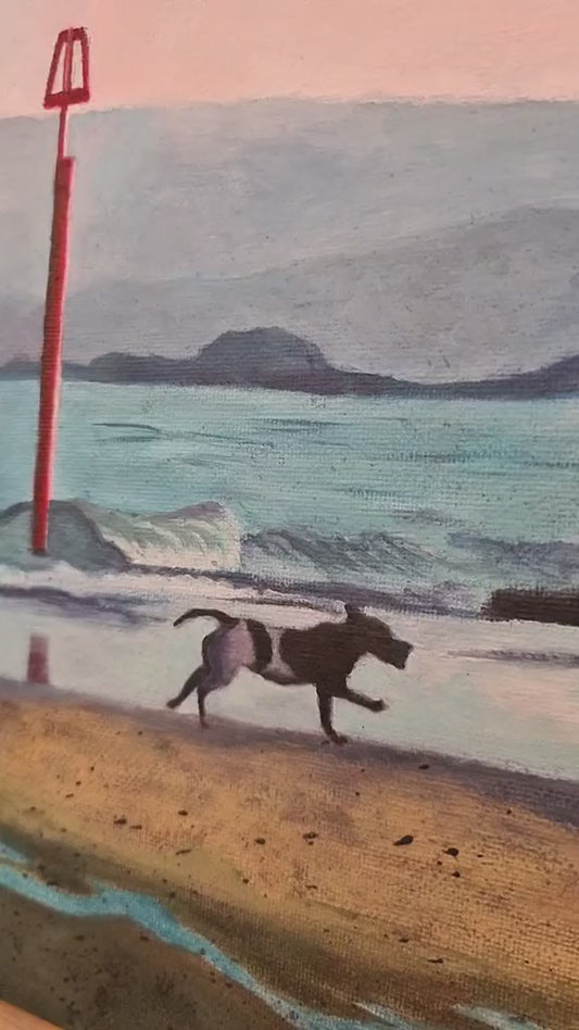 Dog walk at tea time, Original